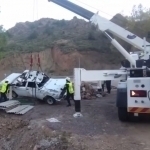 “Qamchiq”da “Volga” soyga tushib ketdi