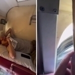 Konditsionerli kupeda konditsionerdan darak yo‘q. Yo‘lovchilar norozi (video)