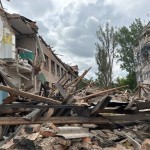 Запорожьега авиабомба ташланиши оқибатида 4 киши ҳалок бўлди
