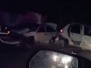 Accident involving four cars occurs in Andijan 