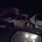 Accident involving four cars occurs in Andijan 