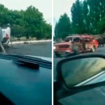 Андижонда 3 та машина тўқнашди