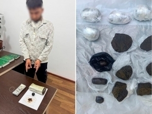 Ургутда 1 кг “гашиш”ни 9 300 долларга пуллаётган шахс ушланди