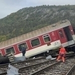 Slovakiyada tezyurar poyezdlar to‘qnashib ketdi (video)