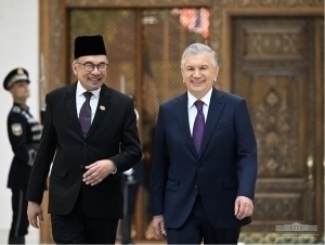 Mirziyoyev holds talks with the Prime minister of Malaysia