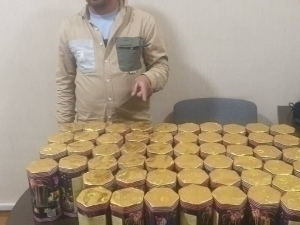 Individuals selling fireworks valued at 31 million soums were apprehended