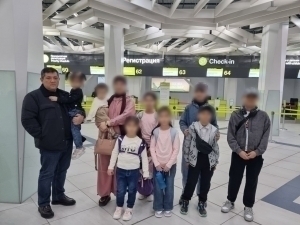 Rossiyada og‘ir ahvola qolgan 7 bola O‘zbekistonga qaytarildi