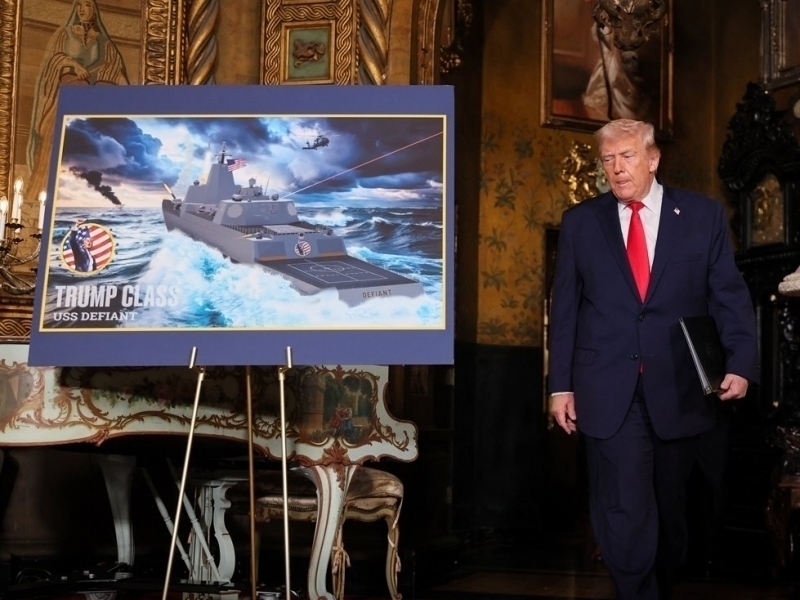 Tramp AQSHning “oltin floti”ni yaratishni e’lon qildi (video)