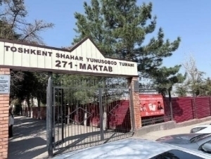 Toshkentdagi tunuka bilan o‘ralgan maktab hududi avvalgi holiga qaytarildi