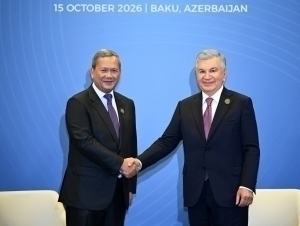 Shavkat Mirziyoyev Kambodja Bosh vaziri bilan uchrashdi