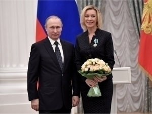 Putin awards Zakharova, known for meddling in Uzbekistan’s internal affairs