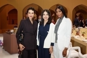 Saida Mirziyoyeva meets with British supermodel Naomi Campbell