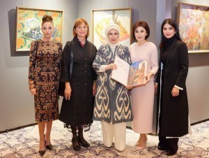 Where did Ziroat Mirziyoyeva take the first ladies who came as guests?
