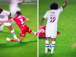 Marselo o‘yin vaqtida raqib futbolchisiga dahshatli jarohat yetkazdi (video)