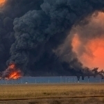 Ukraina birvarakayiga 3 ta Ozon omborini bombaladi (video)