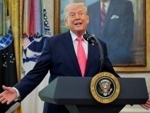 Trampga Erondan “sirli sovg‘a” yuborildi 