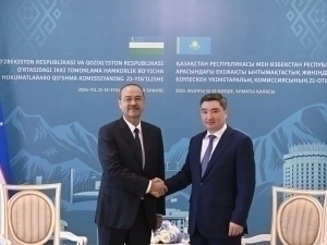 Abdulla Aripov meets with his counterpart from Kazakhstan