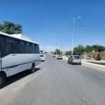 Bus strikes a pedestrian in Samarkand