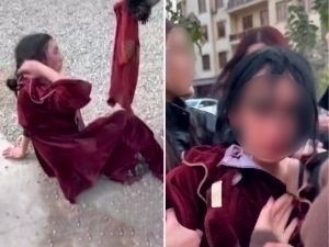 Andijonda voyaga yetmagan qizlar tengdoshini guruh bo‘lib kaltakladi (video)