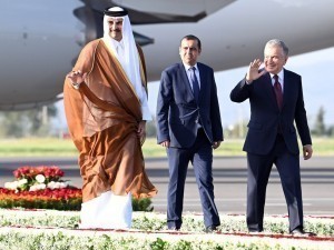 Қатар Амири Самарқандга келди