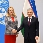 Mirziyoyev receives the Deputy Secretary General of the UN