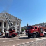 Россия қўшинлари Черниговга баллистик ракета билан зарба берди (видео)