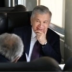 Президент Ургутга поездда борди