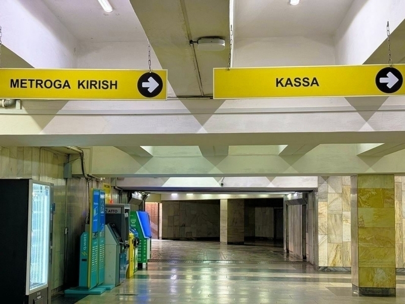 Toshkent metrosi bekatlarida kassalar yopiladi