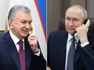 Mirziyoyev and Putin strengthen strategic ties in phone discussion