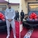 The Kremlin presented Jalolov with an expensive car.