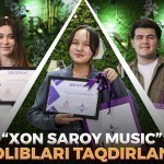 “Xon Saroy music” ғолибларига совғалар топширилди