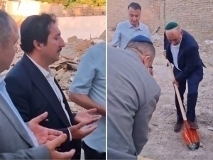 Samarqandda yangi sinagoga qurilmoqda (video)