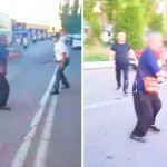 “G‘isht-ko‘prik” posti oldida fuqaro bir kishiga pichoq bilan tashlandi (video)