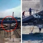 Toshkentda yo‘l o‘tkazgichning to‘sinlari qulagani aks etgan video tarqaldi