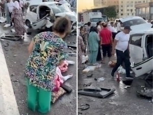 Passenger woman dies in horrific traffic accident in Sergeli