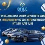 “Qo'yliq Katta Bozori” да яна бир автомашиналар ютуқли ўйини бошланди