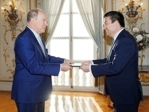 O‘zbekistonning ilk elchisi Monako Knyaziga ishonch yorliqlarini topshirdi