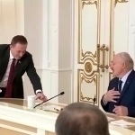Bosh vazir Lukashenko bilan uchrashuvga “velo” olib bordi (video)
