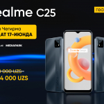 Realme brendidan yangi mahsulot – “quvvat monstri” realme C25 smartfonini taqdim etdi