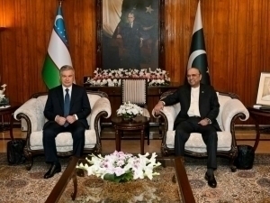 Ўзбекистон ва Покистон Президентлари музокара ўтказди