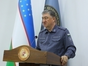 Minister of Internal Affairs, Pulat Bobojonov, was awarded