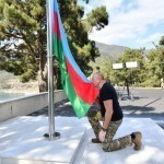 Aliyev Xonkendida Ozarbayjon bayrog‘ini ko‘tardi