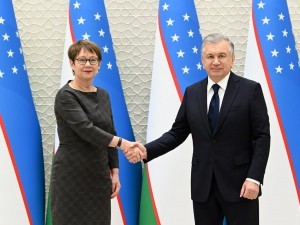The president of the European Bank for Reconstruction and Development has arrived in Uzbekistan