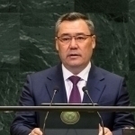 “BMT kuchli bo‘lishi lozim!” Japarov BMT minbarida keskin nutq so‘zladi 