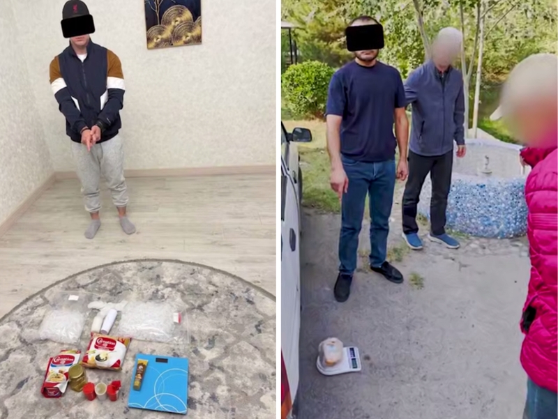 Toşkent va Farğonada narkosavdogarlar 5 kg “gaşiş” bilan uşlandi (video)