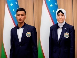 Students from Uzbekistan win a bronze medal at the International Olympiad