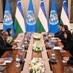 Saida Mirziyoyeva Samarqandda JSST rahbari bilan uchrashdi