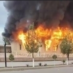 Qiziltepadagi kafeda dahşatli yonğin böldi (video)