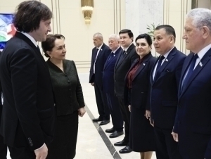 High-level talks: Tanzila Norbaeva hosts Georgian delegation