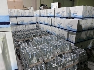 Factory producing fake vodka worth 1.1 billion soums was identified